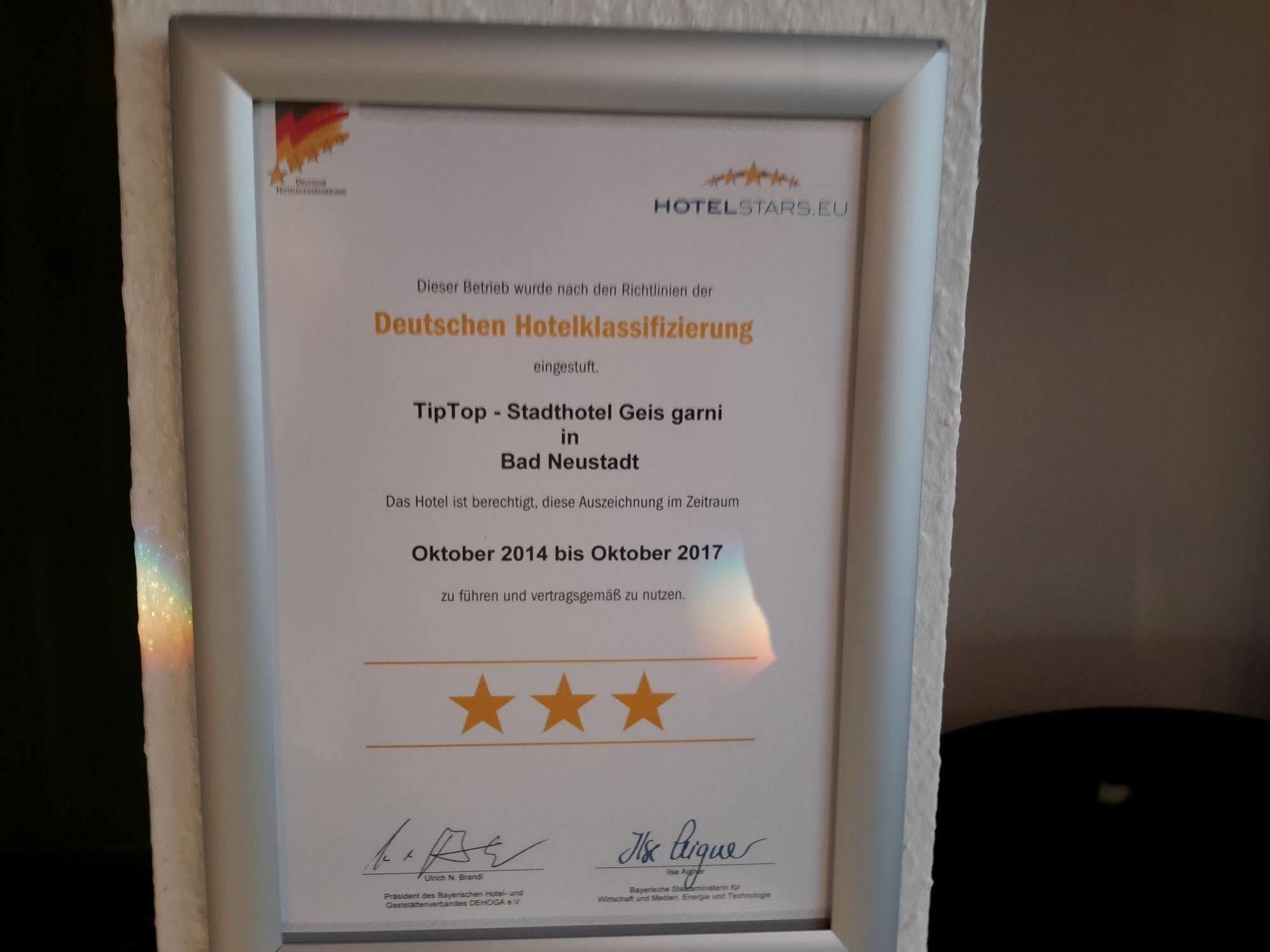 Stadthotel Geis Bad Neustadt an der Saale Eksteriør billede